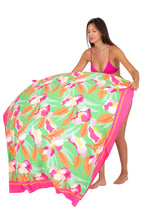 Carica l'immagine nel visualizzatore di Gallery, Image 03: Rio De Sol Pareo Green Bloom Canga
