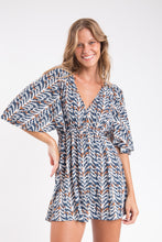 Carica l&#39;immagine nel visualizzatore di Gallery, Gallery: Rio De Sol Mini Dress Ikat Mini Dress
