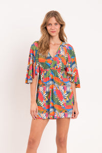 Model Front: Rio De Sol Vêtement De Plage Jungle Mini Dress