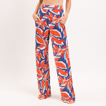Carica l&#39;immagine nel visualizzatore di Gallery, Gallery: Rio De Sol Pantalon De Plage Leaves Wide Pants
