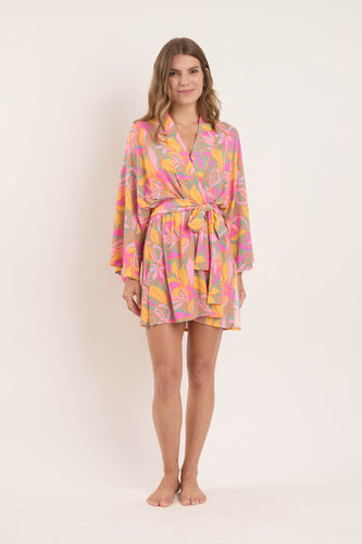 Model Front: Rio De Sol Vêtement De Plage Lyla Kimono