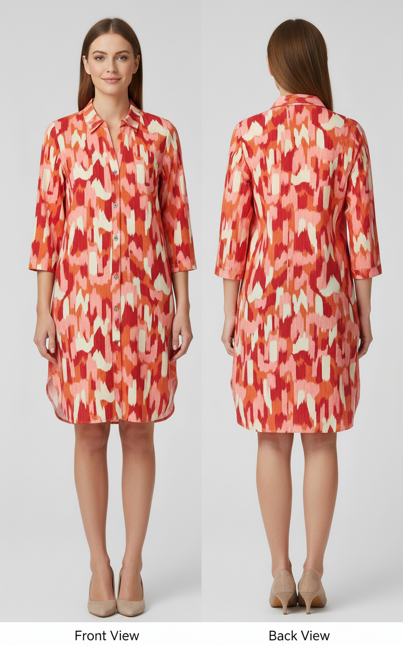 Model Front: Rio De Sol Chemise Mirage Chemise Gabriele