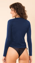 Carica l&#39;immagine nel visualizzatore di Gallery, Image 09: Rio De Sol Haut Navy Rash-Guard
