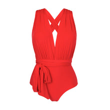Carica l&#39;immagine nel visualizzatore di Gallery, Product Front: Rio De Sol Une Pièce Rouge Marina
