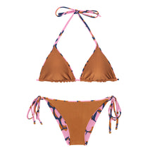Carica l&#39;immagine nel visualizzatore di Gallery, Product Back: Rio De Sol Ensemble Set Amore-Pink Tri-Inv Lacinho
