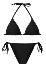 Carica l&#39;immagine nel visualizzatore di Gallery, Product Front: Rio De Sol Ensemble Set Bora-Black Tri-Inv Lacinho
