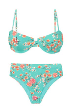Carica l&#39;immagine nel visualizzatore di Gallery, Product Front: Rio De Sol Ensemble Set Botanic Balconet Hotpant-Cos
