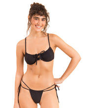Carica l&#39;immagine nel visualizzatore di Gallery, Gallery: Rio De Sol Ensemble Set Dots-Black Balconet-Tie Pipa
