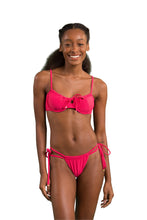 Carica l&#39;immagine nel visualizzatore di Gallery, Model Front: Rio De Sol Ensemble Set Dots-Virtual-Pink Balconet-Tie Pipa
