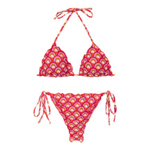 Carica l&#39;immagine nel visualizzatore di Gallery, Product Front: Rio De Sol Ensemble Set Floral-Scales Frufru Frufru-Fio
