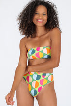 Carica l&#39;immagine nel visualizzatore di Gallery, Gallery: Rio De Sol Ensemble Set Garden-City Bandeau-Reto Hotpant-Cos
