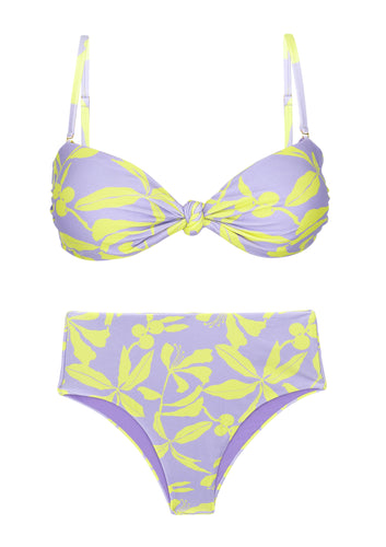 Product Front: Rio De Sol Ensemble Set Glow Bandeau-Joy Hotpants