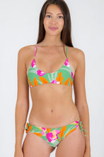 Carica l&#39;immagine nel visualizzatore di Gallery, Gallery: Rio De Sol Ensemble Set Green-Bloom Bralette Madrid
