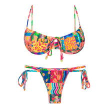 Carica l&#39;immagine nel visualizzatore di Gallery, Product Front: Rio De Sol Ensemble Set Love-Trip Balconet-Tie Pipa
