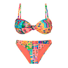 Carica l&#39;immagine nel visualizzatore di Gallery, Product Front: Rio De Sol Ensemble Set Love-Trip Bandeau-Joy Essential-Comfy
