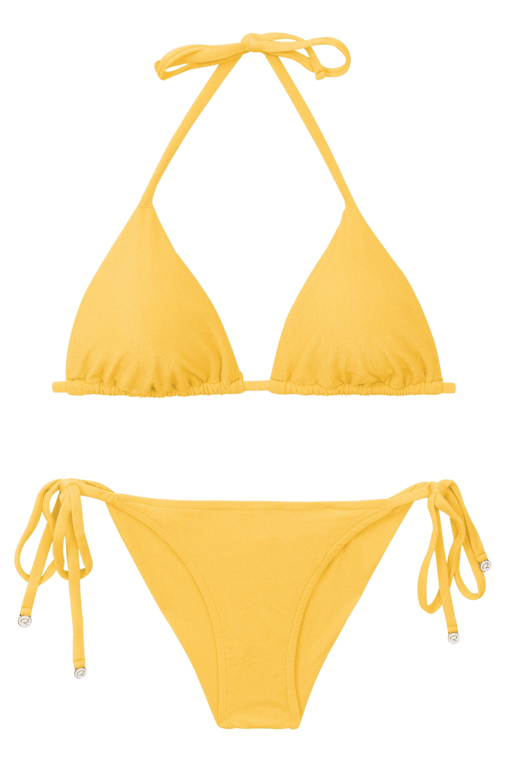 Product Front: Rio De Sol Ensemble Set Malibu-Yellow Tri-Inv Cheeky-Tie