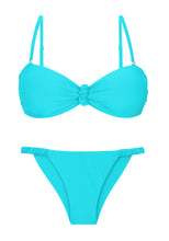 Carica l&#39;immagine nel visualizzatore di Gallery, Product Front: Rio De Sol Ensemble Set Miami Bandeau-Crispy Cheeky-Crispy
