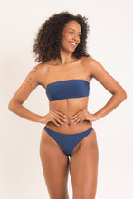 Carica l&#39;immagine nel visualizzatore di Gallery, Image 06: Rio De Sol Ensemble Set Navy Bandeau-Reto Nice-Fio
