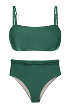 Carica l&#39;immagine nel visualizzatore di Gallery, Product Front: Rio De Sol Ensemble Set Palace Bandeau-Reto Hotpants
