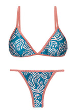 Carica l&#39;immagine nel visualizzatore di Gallery, Product Front: Rio De Sol Ensemble Set Palms-Blue Tri-Fixo California
