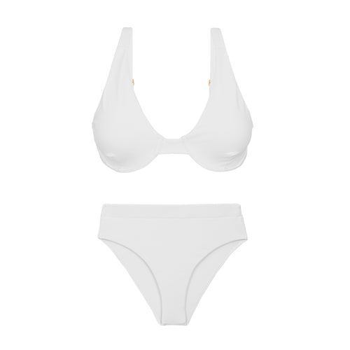 Product Front: Rio De Sol Ensemble Set Sand-White Chantal Kora