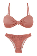 Carica l&#39;immagine nel visualizzatore di Gallery, Product Front: Rio De Sol Ensemble Set Shimmer-Copper Bandeau-Joy Essential
