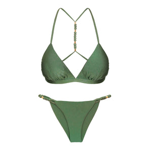 Product Front: Rio De Sol Ensemble Set Shimmer-Croco Tri-Fixo-Noa Cheeky-Noa