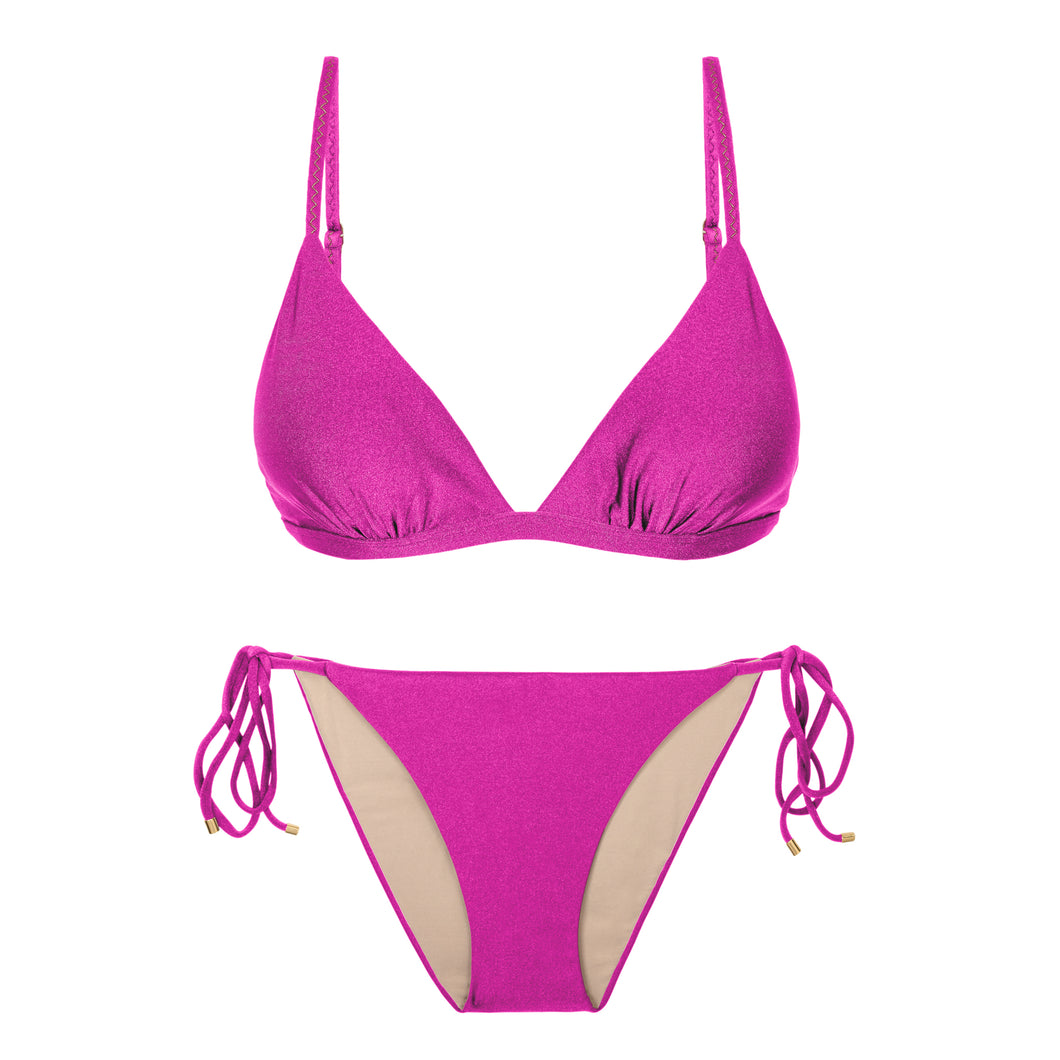 Product Front: Rio De Sol Ensemble Set Shimmer-Gaia Tri-Fixo Ibiza-Comfy