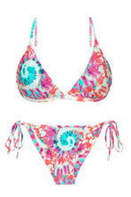 Carica l&#39;immagine nel visualizzatore di Gallery, Product Front: Rio De Sol Ensemble Set Splash Tri-Fixo Cheeky-Tie

