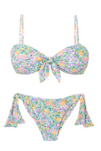 Carica l&#39;immagine nel visualizzatore di Gallery, Product Front: Rio De Sol Ensemble Set Tiny-Garden Bandeau-Knot Italy
