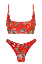 Carica l&#39;immagine nel visualizzatore di Gallery, Product Front: Rio De Sol Ensemble Set Wildflowers Bra-Sport Lisboa
