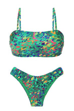 Carica l&#39;immagine nel visualizzatore di Gallery, Product Front: Rio De Sol Ensemble Set Wilds Bandeau-Reto Highleg
