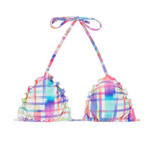Carica l&#39;immagine nel visualizzatore di Gallery, Product Front: Rio De Sol Haut Soutien Plaid Frufru
