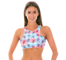 Carica l&#39;immagine nel visualizzatore di Gallery, Model Front: Rio De Sol Haut Soutien Tiejean Sporty
