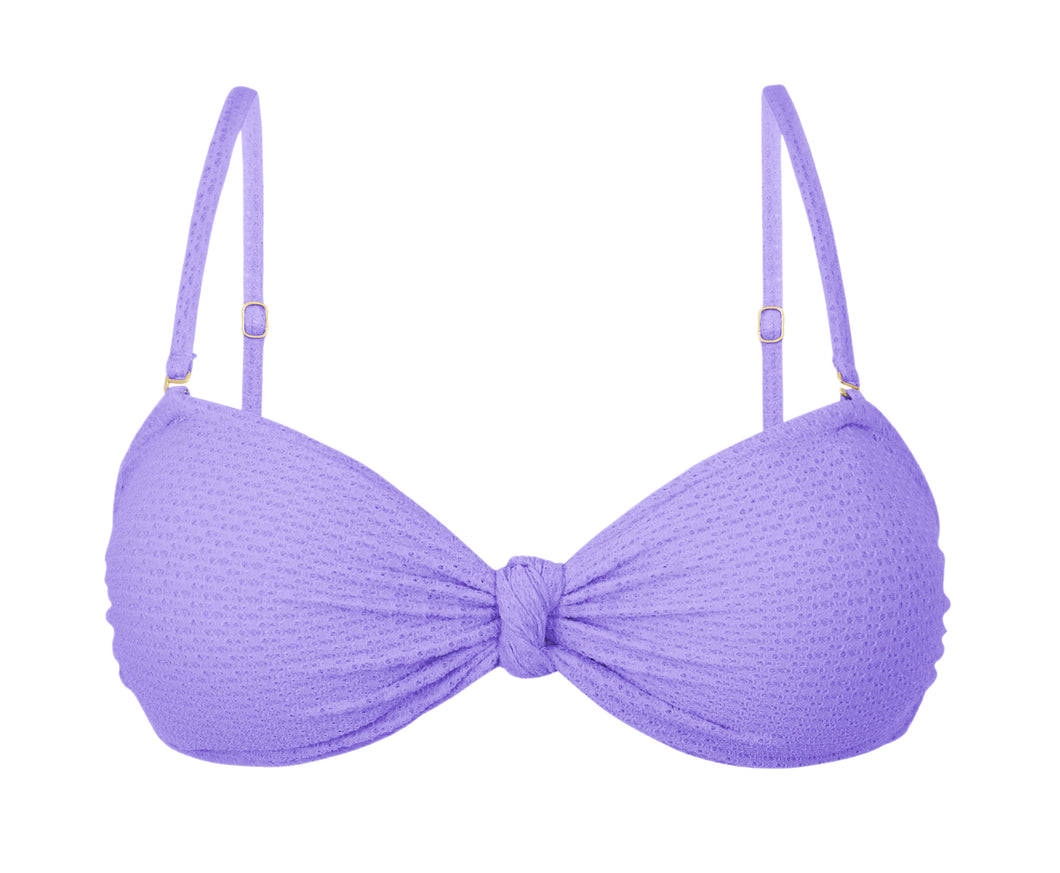 Product Front: Rio De Sol Haut Top Bora-Lavanda Bandeau-Joy
