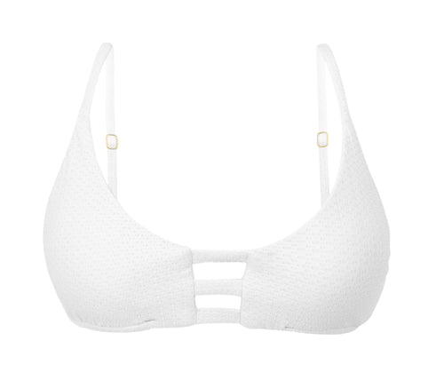 Product Front: Rio De Sol Haut Top Bora-White Bra-Trio