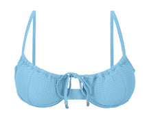 Carica l&#39;immagine nel visualizzatore di Gallery, Product Front: Rio De Sol Haut Top Dots-Sky Balconet-Tie
