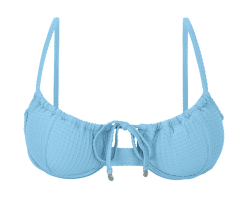 Product Front: Rio De Sol Haut Top Dots-Sky Balconet-Tie