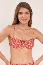 Carica l&#39;immagine nel visualizzatore di Gallery, Gallery: Rio De Sol Haut Top Floral-Scales Balconet-Tie
