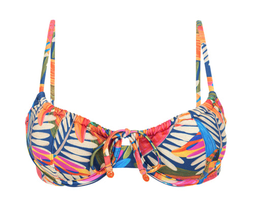 Product Front: Rio De Sol Haut Top Jungle Balconet-Tie