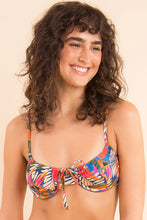 Carica l&#39;immagine nel visualizzatore di Gallery, Gallery: Rio De Sol Haut Top Jungle Balconet-Tie
