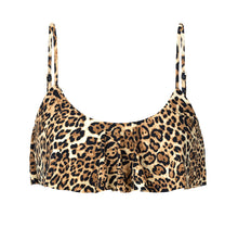 Carica l&#39;immagine nel visualizzatore di Gallery, Product Front: Rio De Sol Haut Top Leopardo Babado
