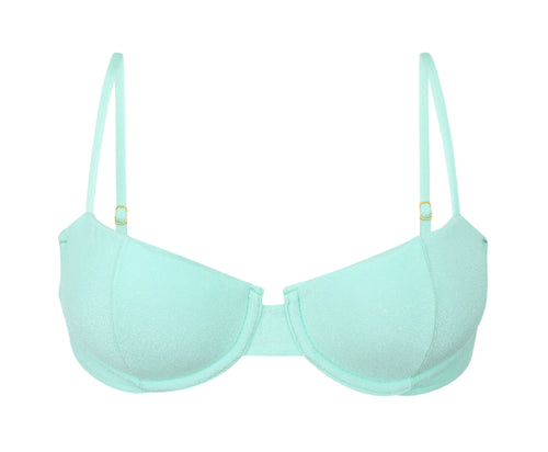 Product Front: Rio De Sol Haut Top Malibu-Menta Balconet