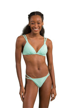 Carica l&#39;immagine nel visualizzatore di Gallery, Model Front: Rio De Sol Haut Top Malibu-Menta Tri-Duo
