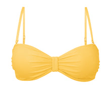 Carica l&#39;immagine nel visualizzatore di Gallery, Product Front: Rio De Sol Haut Top Malibu-Yellow Bandeau-Duo
