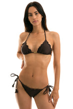 Carica l&#39;immagine nel visualizzatore di Gallery, Model Front: Rio De Sol Haut Top Meteorite Frufru
