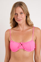 Carica l&#39;immagine nel visualizzatore di Gallery, Gallery: Rio De Sol Haut Top Mtx-Ultrapink Balconet-Tie
