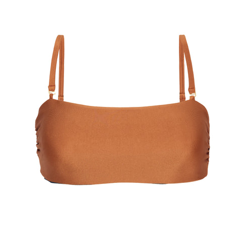 Product Front: Rio De Sol Haut Top Nocciola Bandeau-Reto