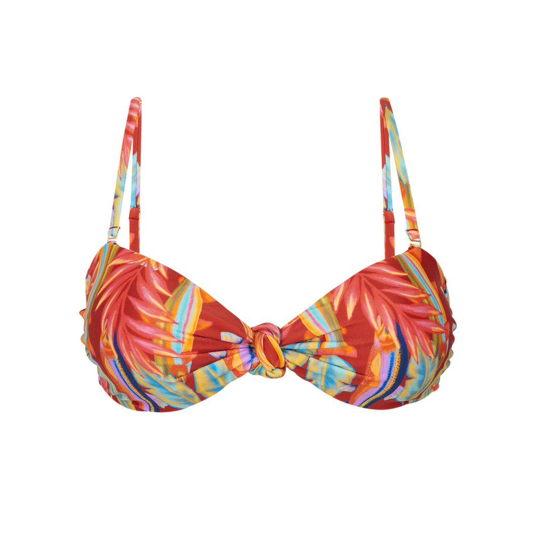 Product Front: Rio De Sol Haut Top Sea-Bloom Bandeau-Joy
