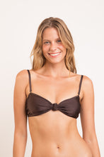 Carica l&#39;immagine nel visualizzatore di Gallery, Gallery: Rio De Sol Haut Top Shimmer-Coffee Bandeau-Joy
